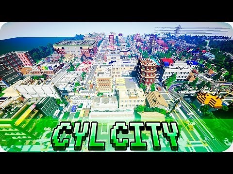 Minecraft - CYL City - Huge Suburban Town w/ Download