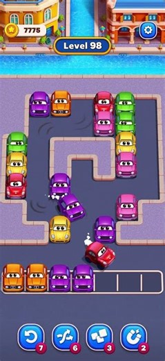 Car Match - Traffic Puzzle Level 98 Walkthrough Solution