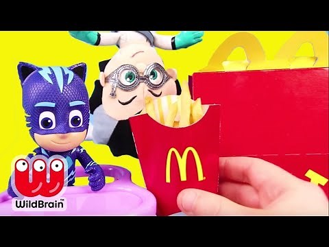 PJ Masks & Friends Recieve SPECIAL Mcdonalds Happy Meal