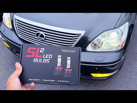 DON’T CHEAP OUT: Amazon “Yellow” LEDs fog lights vs Diode Dynamics on My LS430