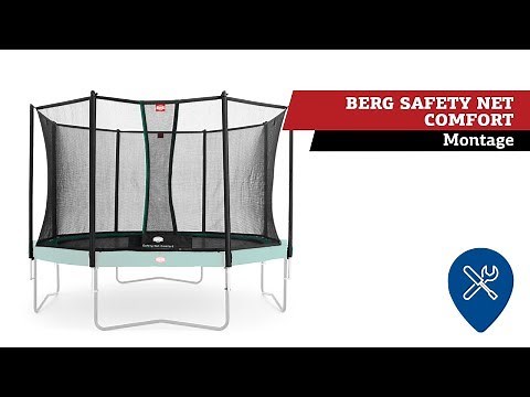 BERG trampoline Safety Net Comfort | montage