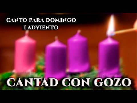 CANTO PARA ENCENDIDO DE VELA, ADVIENTO- Cantad con gozo - SHAJAJ.