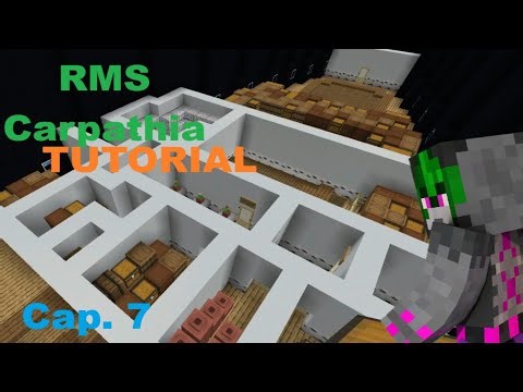Minecraft | RMS Carpathia Walkthrough ⚓ Chapter 7 | 1st Deck Storage Areas and Corridors