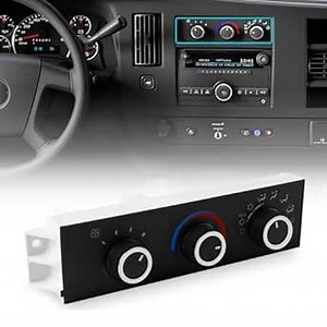 PACEWALKER 599-217 Front A/C Heater Climate Control Module AC Control Panel Switch Fit for 1996-2020 Chevrolet Express 1500 2500 Kodiak Astro, GMC Savana Safari Topkick Replace# 599-217, 15073274