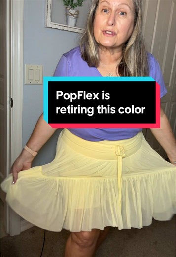 Pop Flex is retiring this beautiful buttercream yellow pirouette skort so don’t miss out! @POPFLEX Active
