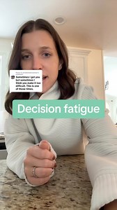 12K views · 156 reactions | Decisions fatigue can make a small decision feel like a very big deal especially when someone is carrying the bulk of the mental load and caretaking responsibilities #thementalload #decisionfatigue | Paige Connell | Facebook