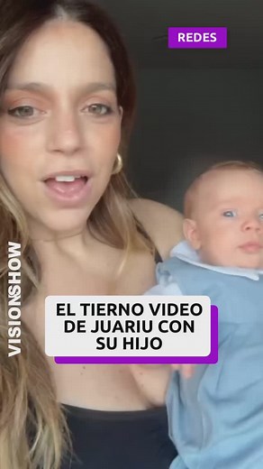 📢 Juariu, cuyo nombre real es Victoria Braier, compartió un tierno video en sus redes sociales mostrando a su hijo Manuel, a quien llevó al canal mientras ella trabajaba en Cortá Por Lozano de Telefe. Recordemos que, cuando Manuel nació, Juariu lo presentó por primera vez en el programa. #juariu #cortaporlozano #visionshow | VisionShow