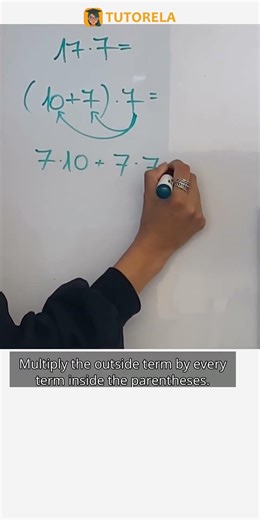 Mastering Multiplication: Solve 17 × 7 with Ease #Math #TheDistributivePropertyFor7thGrade