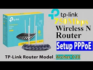 How to Setup PPPoE Connection in TP-Link Router | #TP_Link_Archer_C20_AC750 |
