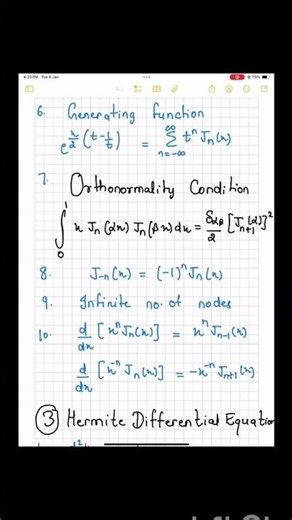 Special functions notes Mathematical physics CSIR NET Gate#gatephysics #csirnet #polynomials
