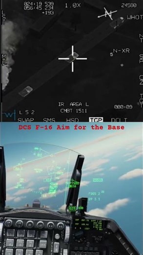 DCS F-16C Aiming for the Base