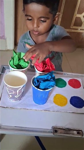 montisori activity, fun play, finding colours, no screen time