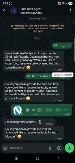 WhatsApp Table Reservation Automation for Restaurants | DineStack AI for Restaurants