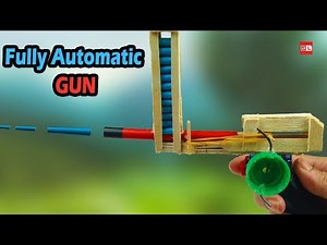 How to Make Fully Automatic Gun at Home - DIY Electric Gun