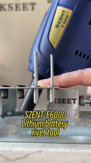 SZENT E6000 Lithium Battery Rivet Tool for Metal Fabrication