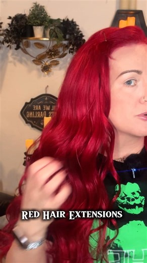 Underworld Hair Transformation 🖤 SUYYA Extensions | Blonde to Red