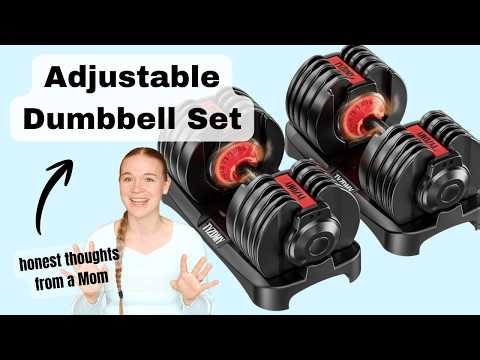 Adjustable Dumbbell Set Review (Best for Home Gym & Moms)