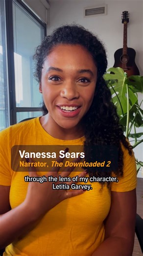 Audible on Instagram: "'The Downloaded 2: Ghosts in the Machine' star @vanessa_sears chats her role in the new thought-provoking sci-fi thriller, her fictional crush and go-to rituals after narrating an audiobook. Listen now at the link in bio."