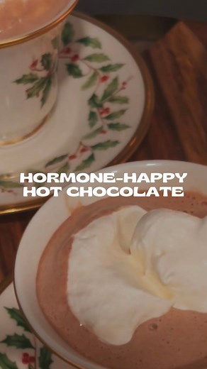 lindsay etemadipour on Instagram: "Hormone supporting hot chocolate?! Yes! 🍫 Ingredients — + 2 tbsp cacao + 1 cup of milk + 1/4 tsp vanilla extract + 1 cinnamon stick + 1 tsp maple syrup + 1 tbsp collagen + tiny pinch of salt Directions — Add all of the ingredients to a sauce pan over medium heat. Stir until well combined and warm! Pour into a mug and enjoy. I’ve loved studying nutrition so much because its truly opened my eyes to how many food items are unnecessarily demonized. Hot choc