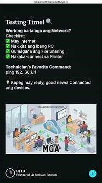 Lesson 9: Paano Mag Setup ng Computer Network | CSS NC II Networking Basics