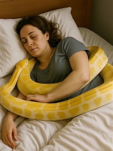 7K views | "A woman raised a huge python at home: one day the...