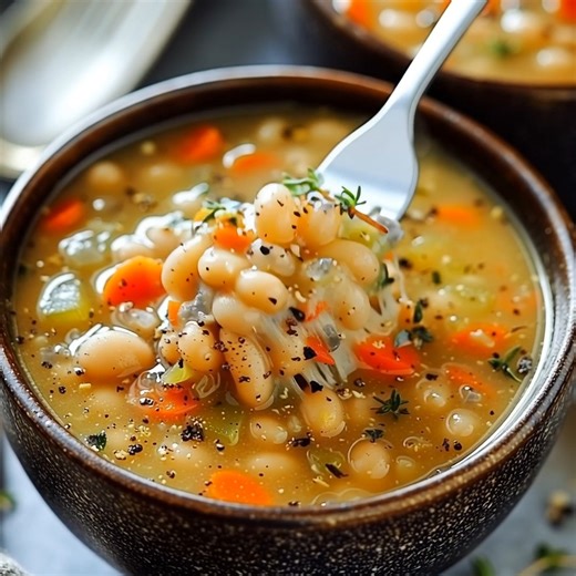 19K views · 64 reactions | NAVY BEAN SOUP – Ingredients: 1 lb dried navy beans (or 4 cups cooked) 1 small onion, diced 2 carrots, chopped  | New Cheap Recipes | Facebook