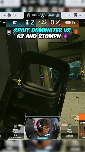 Spoit Dominates vs G2 😮‍💨 #Spoit #rainbowsixsiege #r6 | spoit vs stompn