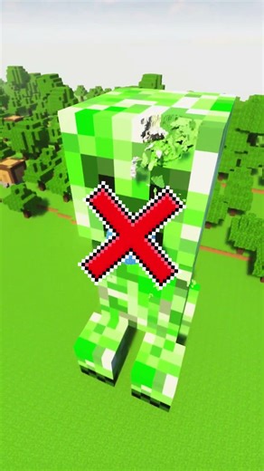 Small To Big Earths Drop On Giant Creeper #minecraft #teardown