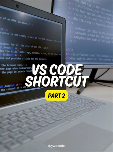 VS Code Shortcut Part 2 #programming #webdevelopment #teknikinformatika #coding #vscode