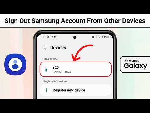 Remove Samsung Account from Other Devices Instantly! 🔥