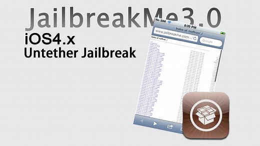 使用JailbreakMe网页越狱iOS 4.x