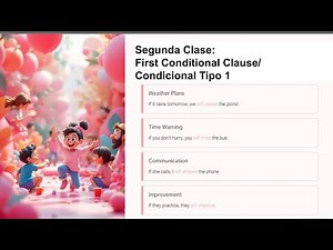 Cláusulas Condicionales en Inglés – Parte 2 | Más práctica del First Conditional 🇺🇸✨