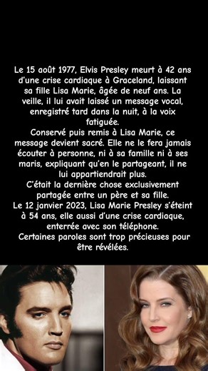 Elvis Presley & Lisa Marie : le secret qu’un père et sa fille ont gardé à jamais // #shorts #viral