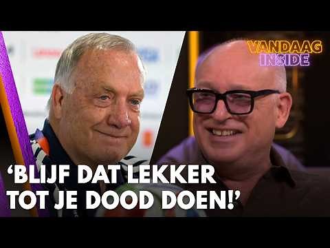 René geniet van jarige Dick Advocaat: 'Blijf dat lekker tot je dood doen!' | VANDAAG INSIDE