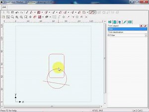 Rofin marking software VLM - draw, trim, arrange