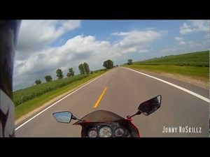 Ninja 250r - Zero to Top Speed + WOT