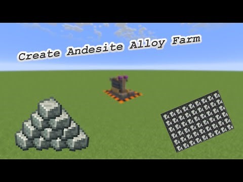 Minecraft Create Mod: Andesite Alloy Farm Tutorial