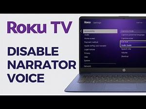 Roku TV How To Turn Off Voice - Roku TV Turn Off Narrator - Stop Audio Voice Guide