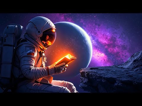 Space Ambient Music & Cosmic Ambience | Astronaut Reading for Deep Work 4K 4 Hours