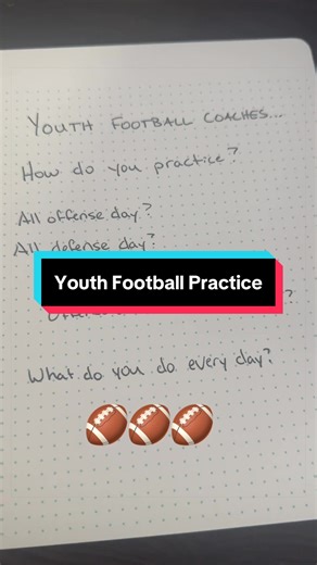 Youth Football Practice Strategy #youthfootballcoach #footballtips #simplefootball #popwarnerfootball #youthsports