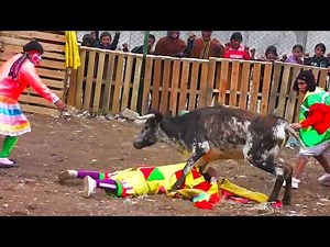 Corrida de Toros Cómicos Graciosos ¿Puedes ver este video Sin REIRTE?