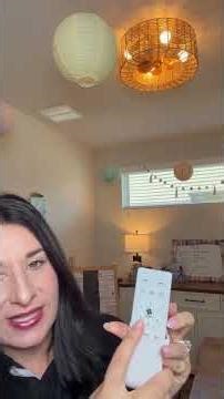 Review of Rattan Ceiling Fans with Light and Remote, Boho Fandelier Ceiling Fan with Light Flush Mou