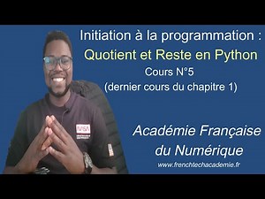 Quotient et Reste en Python