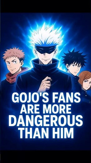 Gojo Is Strong… But His Fans Are Stronger😈#ytshorts #shorts