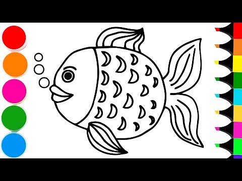 Learn to Draw Beautiful Fish Step by Step | Easy Fish Drawing Tutorial for beginners