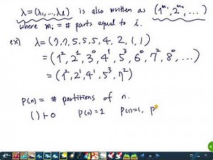 [Topics in Combinatorics] Lecture 4. Integer partitions