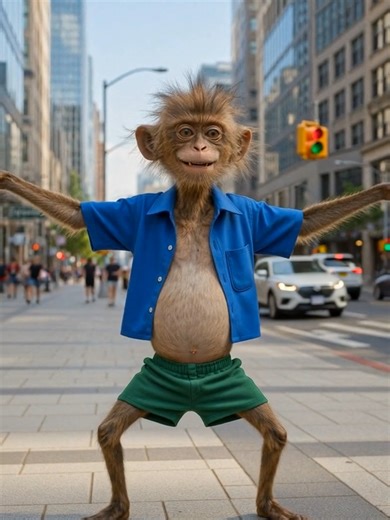 Funny Dance monkey 😂😂! #funnymemes #funnydance #monkeydance #viral #fyp