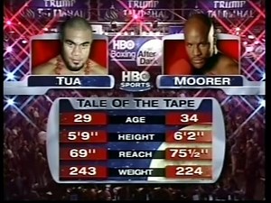 David Tua vs Michael Moorer - August 17th, 2002 from Atlantic City, NJ #Boxing #DavidTua #MichaelMoorer #Heavyweight #HBO | GYGB