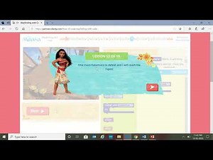 Hour Of Code Moana Wayfinding with Code
