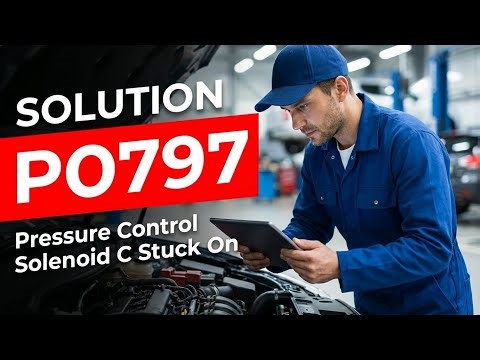 How To Fix P0797 OBD II Error Code - Pressure Control Solenoid C Stuck On